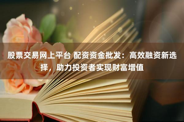 股票交易网上平台 配资资金批发：高效融资新选择，助力投资者实现财富增值